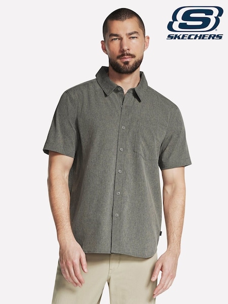 zelena - Skechers GO WALK Air Short Sleeve Shirt (V04415) | € 58