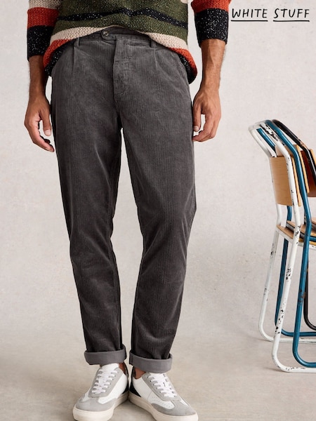 White Stuff Grey Kimber Cord Trousers (V04432) | €78