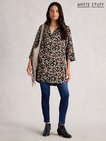 White Stuff Black Blake Tunic (V04436) | AED379