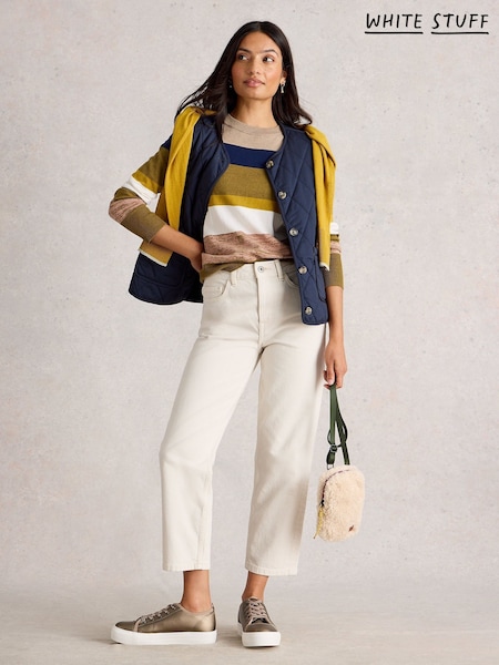 White Stuff Katie Stripe Jumper (V04440) | R$ 545