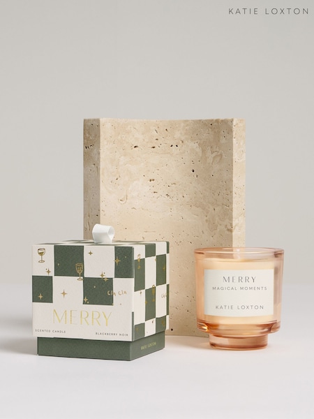 Katie Loxton Merry Blackberry Noir Candle 594g (V04485) | €26
