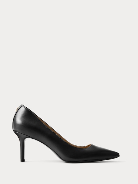 Czarny - Lauren Ralph Lauren Lanette Leather Pumps (V06021) | 915 zł