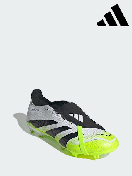 adidas White Predator League Fold-Over Tongue Firm/Multi-Ground Boots (V06094) | AED524