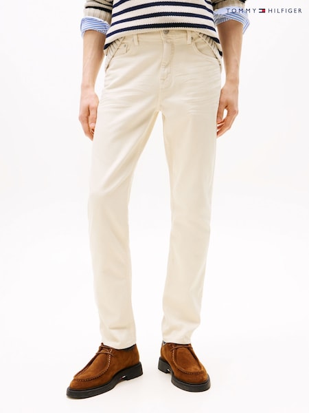 Tommy Hilfiger Natural Denton Washed Straight Jeans (V06098) | €156