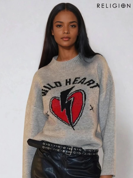Religion Wild Heart Crew Neck Jumper (V06228) | € 118