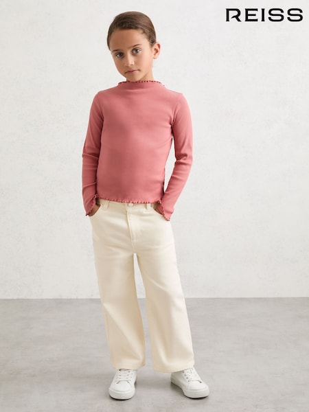 Reiss Ecru Sky Wide-Leg Jeans (V06390) | OMR37