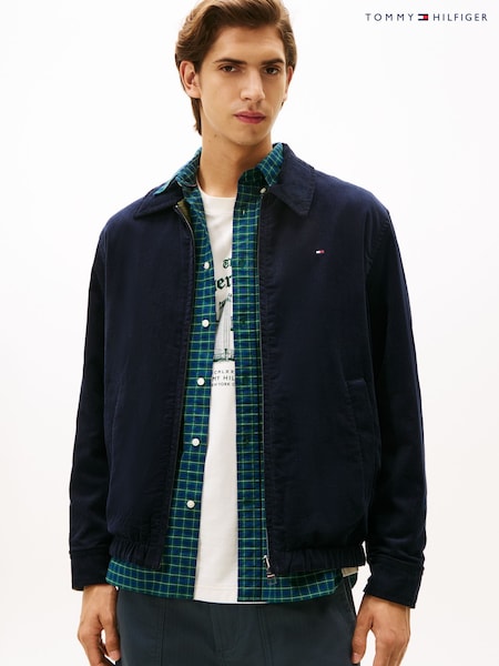Tommy Hilfiger Blue Corduroy Reversible Ivy Jacket (V06405) | R$ 2.565