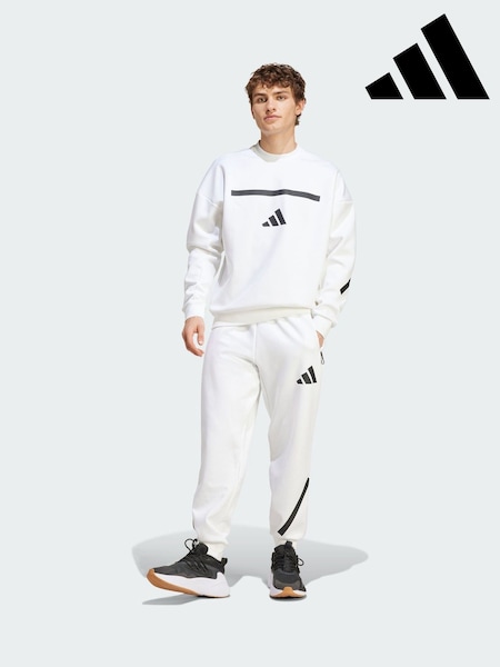 adidas White New Z.N.E. Sweatshirt (V06410) | AED437