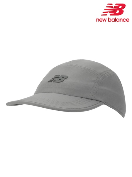 New Balance Grey 5 Panel Performance Hat V 2.0 (V06419) | AED134