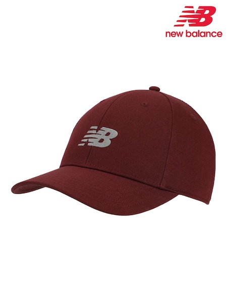 New Balance Red 6 Panel Structured Snapback Hat (V06439) | €24