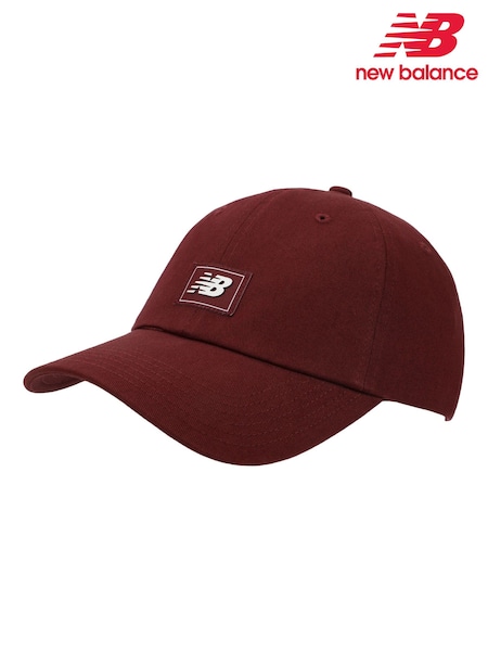 New Balance Red 6 Panel Flying NB Hat (V06442) | 114 QAR