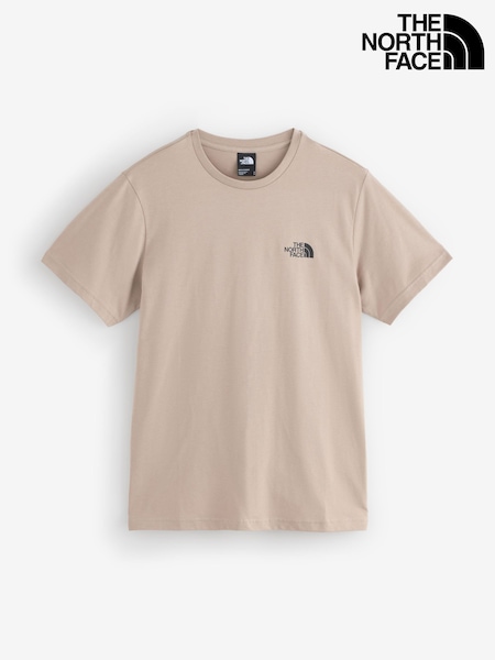 The North Face Beige Simple Dome T-Shirt (V06670) | €34