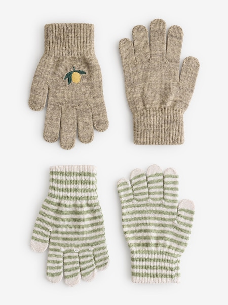 Konges Sløjd Brown 2 Pack Filla Gloves (V06677) | AED105