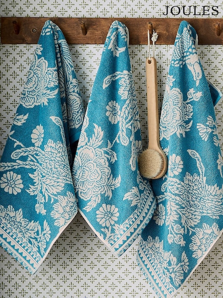 Joules Teal Hidcote Birds Towel (V06865) | €20 - €60