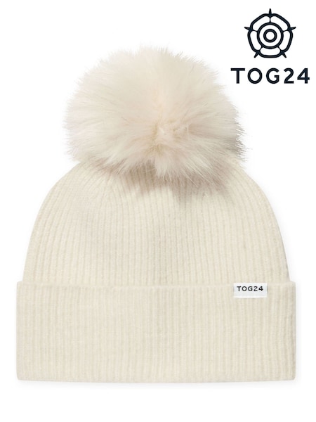 Tog 24 Cream Anya Knitted Hat (V06954) | R$ 235