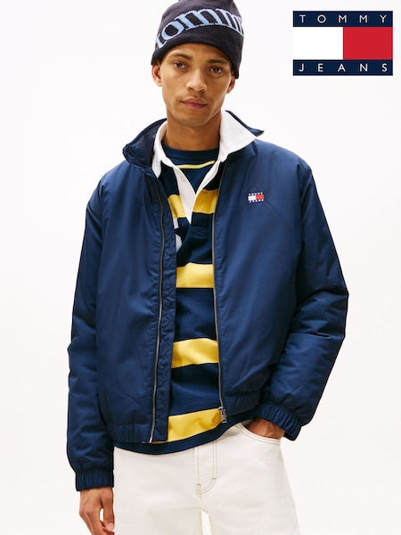 Tommy Jeans Blue Water Repellent Relaxed Padded Jacket (V08087) | R$ 1.185