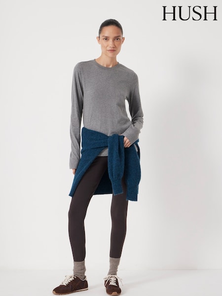 Hush Grey Slim Long Sleeve T-Shirt (V08171) | €49