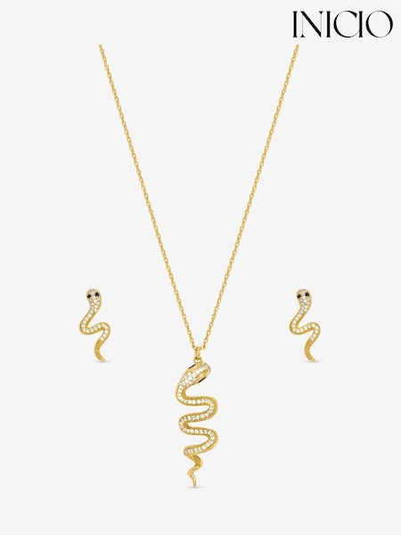 Inicio Cubic Zirconia Snake Gift Box Set (V08191) | ‏175 د.إ.‏