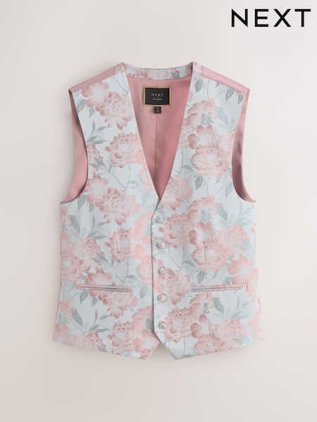 Pink Occasion Waistcoat (V08236) | ₪172