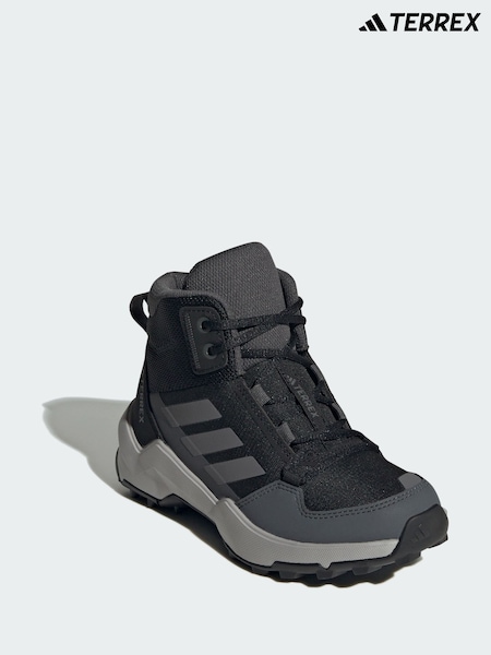 adidas Terrex Black Ax4r Mid Hiking Shoes (V08297) | 223 QAR
