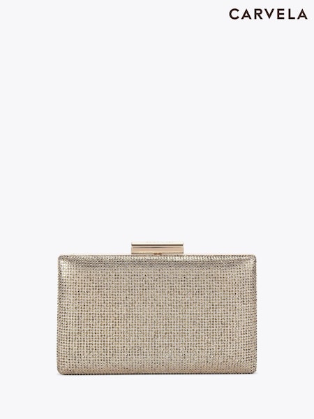 Carvela Gold Clutch Bag (V08369) | €164