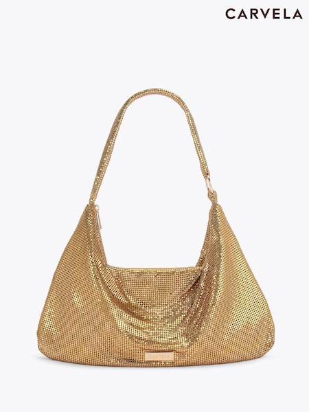 Carvela Gold Chainmail Bag (V08375) | €101