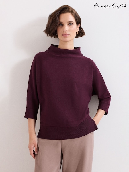Phase Eight Red Salima Knit Jumper (V08448) | €98