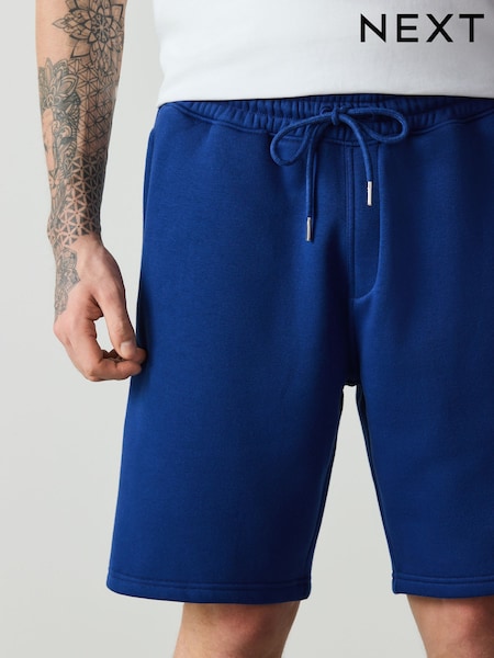 Cobalt Blue - Single Brushed Jersey 7 Inch Shorts