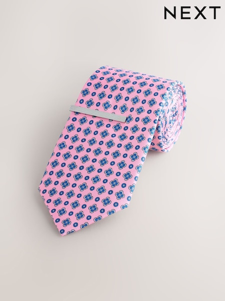 Light Pink Pattern Tie (V08768) | ₪55