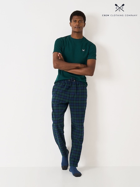 Crew Clothing Black Flannel Lounge Trousers (V08873) | €62