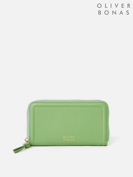 Oliver Bonas Green Zip Around Purse (V08958) | €40