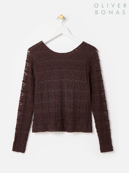 Oliver Bonas Lace Long Sleeve Top (V08960) | 70 €