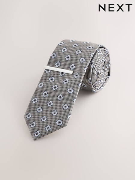Neutral Pattern Tie (V09005) | TRY 882