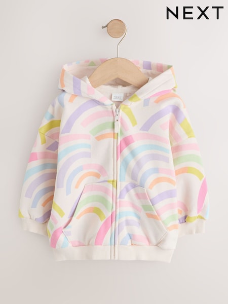 Curcubeu - Zip Through Hoodie (3mths-7yrs) (V09110) | 89 LEI - 104 LEI