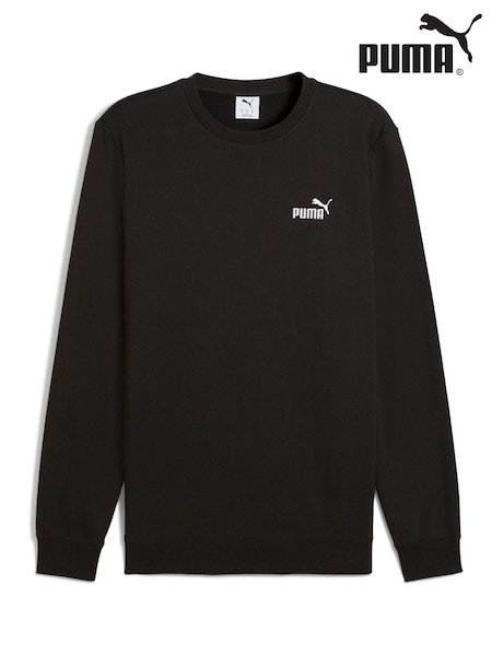 Svart - Puma Essentials Small No. 1 Logo Crew Neck Sweatshirt (V09211) | kr628