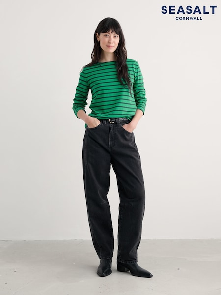 Seasalt Cornwall Green Sailor T-Shirt (V09640) | 148 QAR