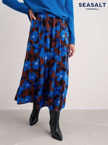 Seasalt Cornwall Lethlean Pleated Maxi Skirt (V09652) | 115 €