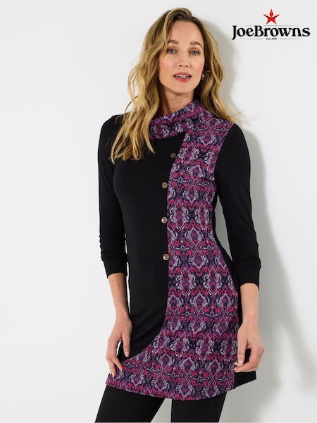 Joe Browns Button Detail Cowl Tunic Top (V09766) | R$ 545