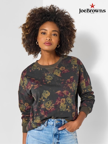 Joe Browns Pink Floral Crewneck Sweatshirt (V09802) | €71