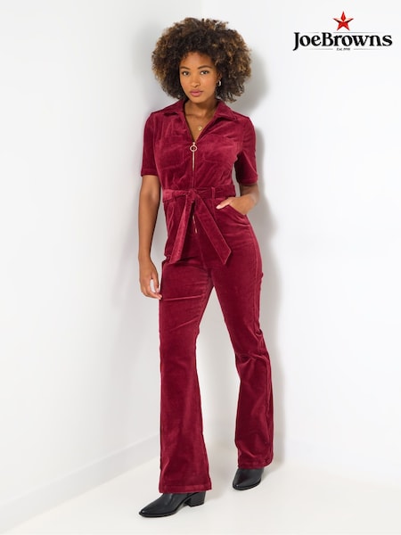 Joe Browns Belted Bootcut Cord Jumpsuit (V09806) | ‏408 د.إ.‏