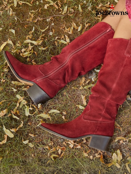 Joe Browns Side Zip Suede Leather Boots (V10061) | R$ 985