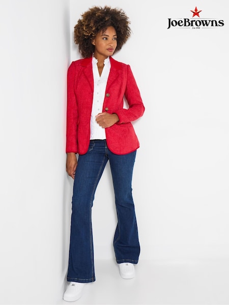 Joe Browns Red Single Breasted Jacket (V10071) | €99