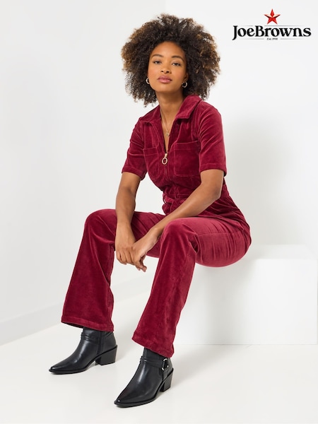 Joe Browns Belted Bootcut Cord Jumpsuit (V10086) | ‏346 ر.ق.