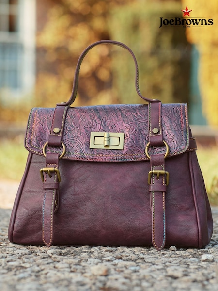Joe Browns Red Rainbow Stitched Cross-Body Bag (V10090) | €80