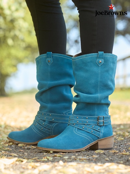Joe Browns Western Suede Slouch Boots (V10132) | R$ 985