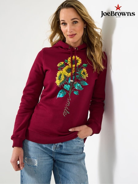 Joe Browns Red Sunflower Graphic Hoodie (V10139) | R$ 495