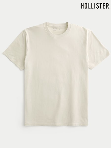 Hollister Classic Fit Crew Neck T-Shirt (V10195) | 64 QAR