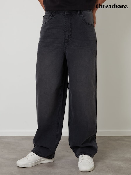 Threadbare Grey Baggy Fit Jeans (V10244) | €37