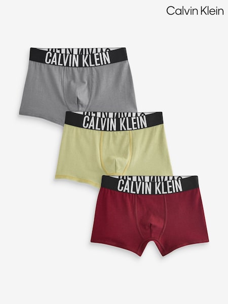 Grün - Calvin Klein 3 Pack Boys Trunks Intense Power (V10266) | 56 €