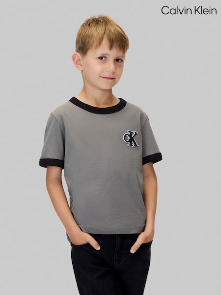 Calvin Klein Ringer Logo T-Shirt (V10267) | ‏157 د.إ.‏ - ‏ 186‏ د.إ.